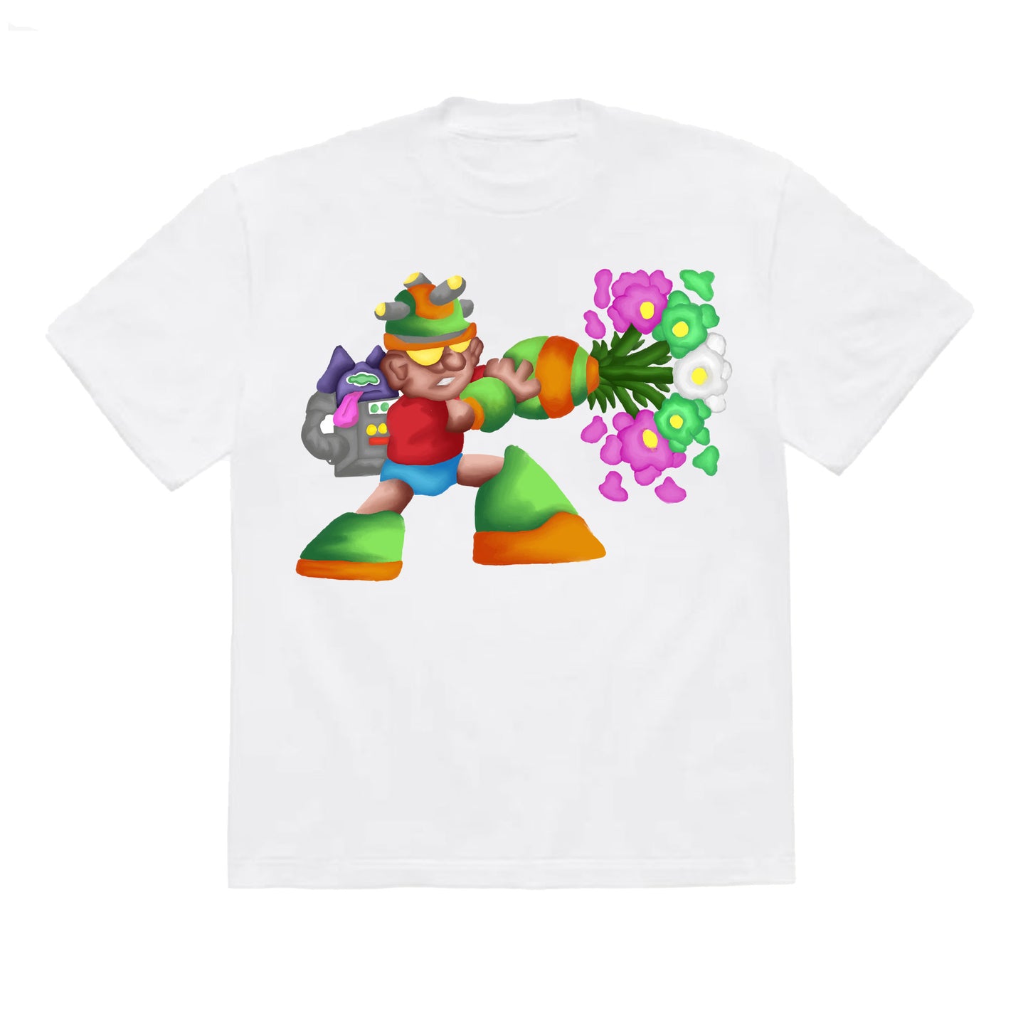 MEGA FLOWER MAN TEE